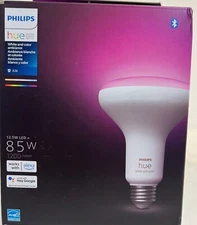 Philips Hue 85-Watt White and Color Ambiance BR30 LED Smart Bulb -FREE S/H