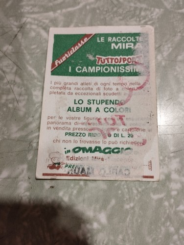 FIGURINE "I CAMPIONISSIMI" EDIZIONI MIRA 1968 SCEGLI LE TUE DAL MENU' A TENDINA - 第 3/428 張圖片