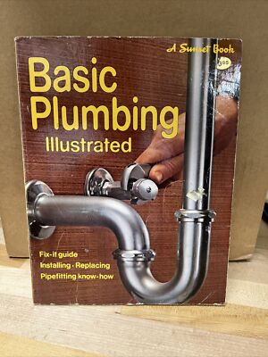 Sunset Basic plumbing, illustrated - Sunset Books 1975 Lane Publishing VINTAGE