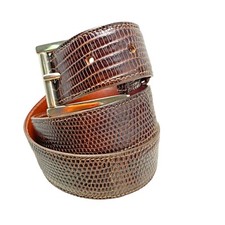 Jose Luis Genuine Snakeskin Belt Italian Buckle Made in the USA Size 32 / Small