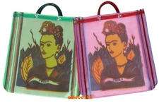 2 PACK Frida  Mesh Market Bag Large Eco Purse Reusable in Assorted Colors
