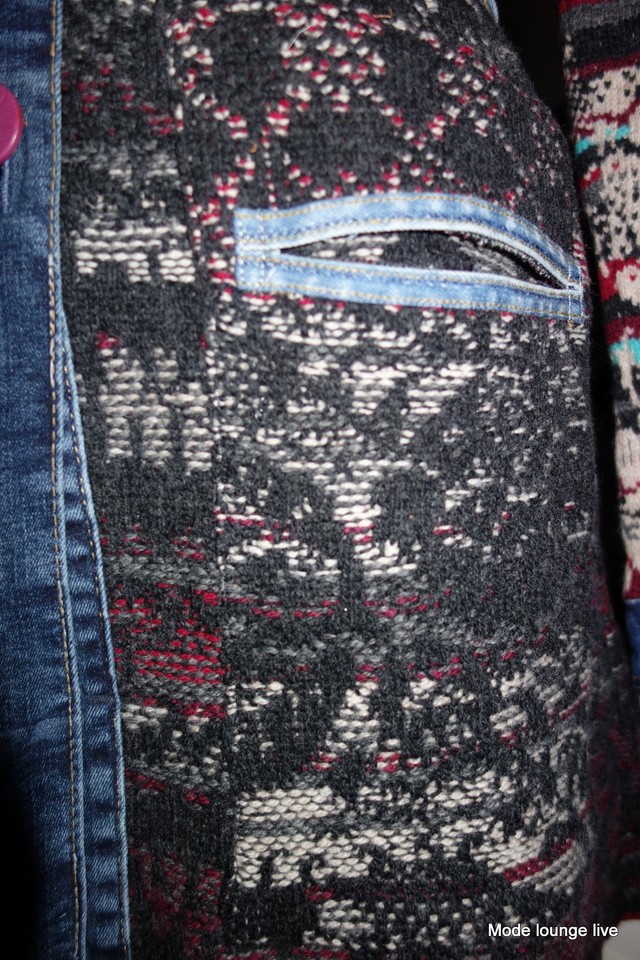 IVKO Wolle Mantel Coat Jacket jeans new eclecticism anthracite 42702