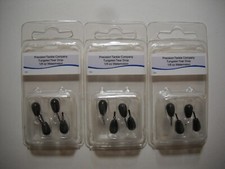 Lot of 3 PRECISION TUNGSTEN 1/8oz TEARDROP DROPSHOT Weights - WATERMELON