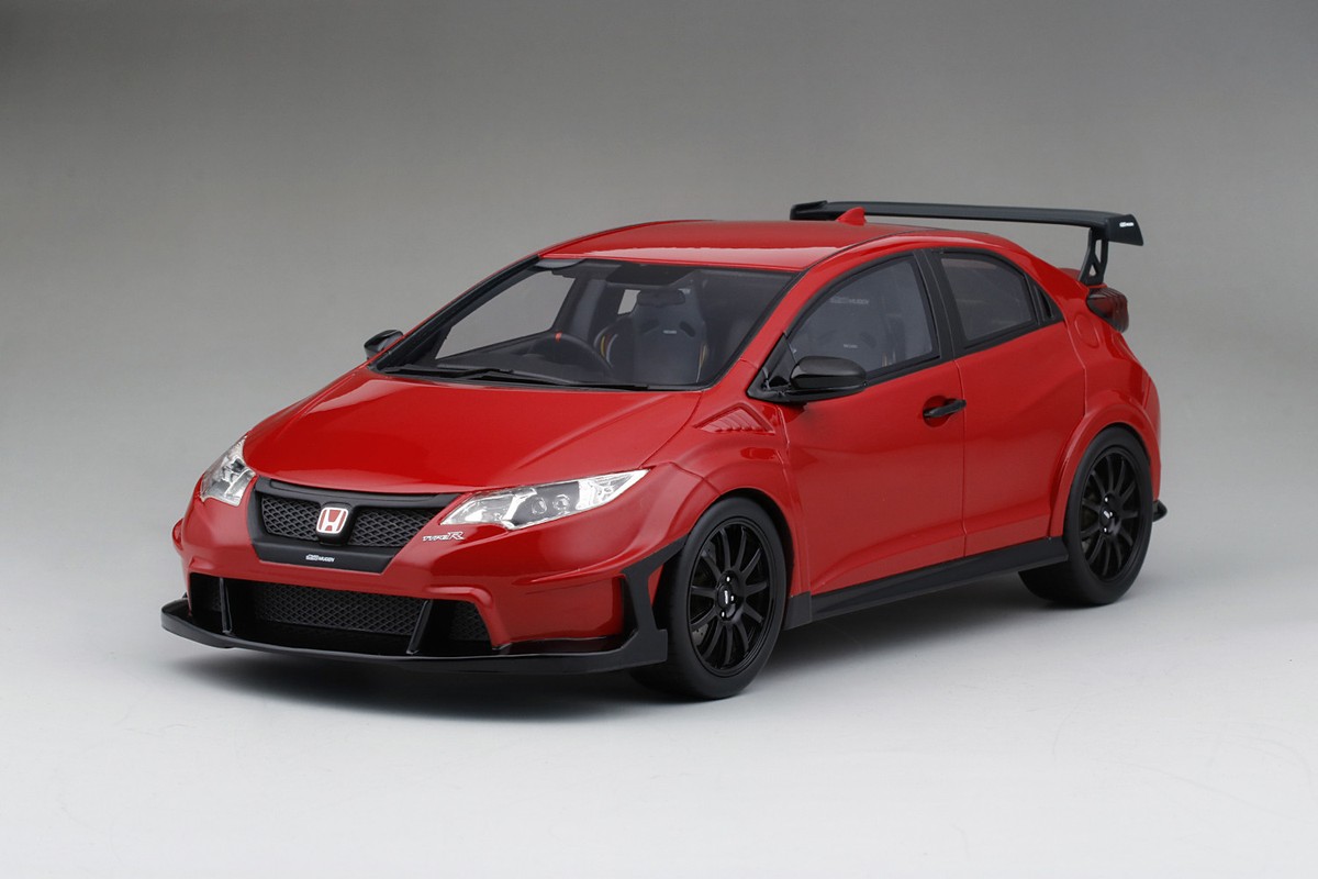 TRUESCALE 1/18 Honda Civic Type R Lhd 2017 Red Art. TS0113