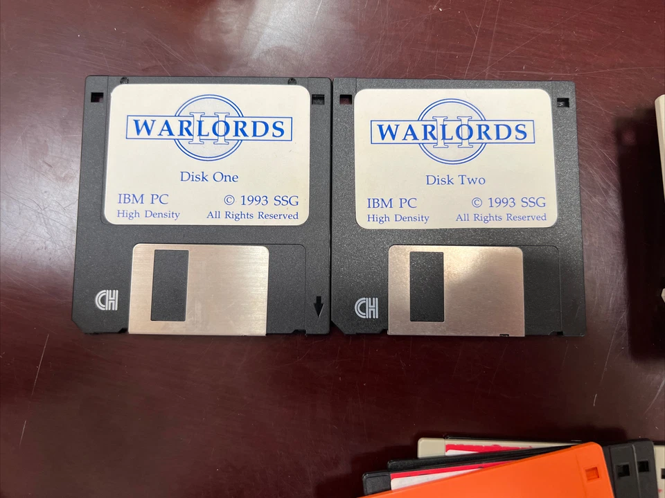 Warlords ii 1993- Harpoon ii - Gunship 2000 - Fields Of Glory - IBM PC 3.5 Games - Image 2 of 4