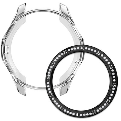Excellent Anti-Slip TPU Case + Ring Cover for Samsung Gear S3 Frontier SM-R760N