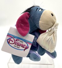 Disney Store Winnie the Pooh Sugar Plum Fairy Eeyore 7  Plush New Open Bag