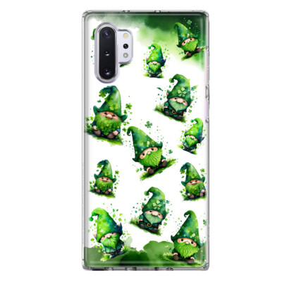 For Samsung Galaxy Note 10 Plus Shockproof Case Gnomes Shamrock Lucky Clover