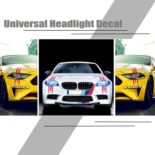 2pcs Scratch Claw Marks Car Headlight Body Side Stripes Trim Decal Vinyl Sticker - Picture 25 of 27