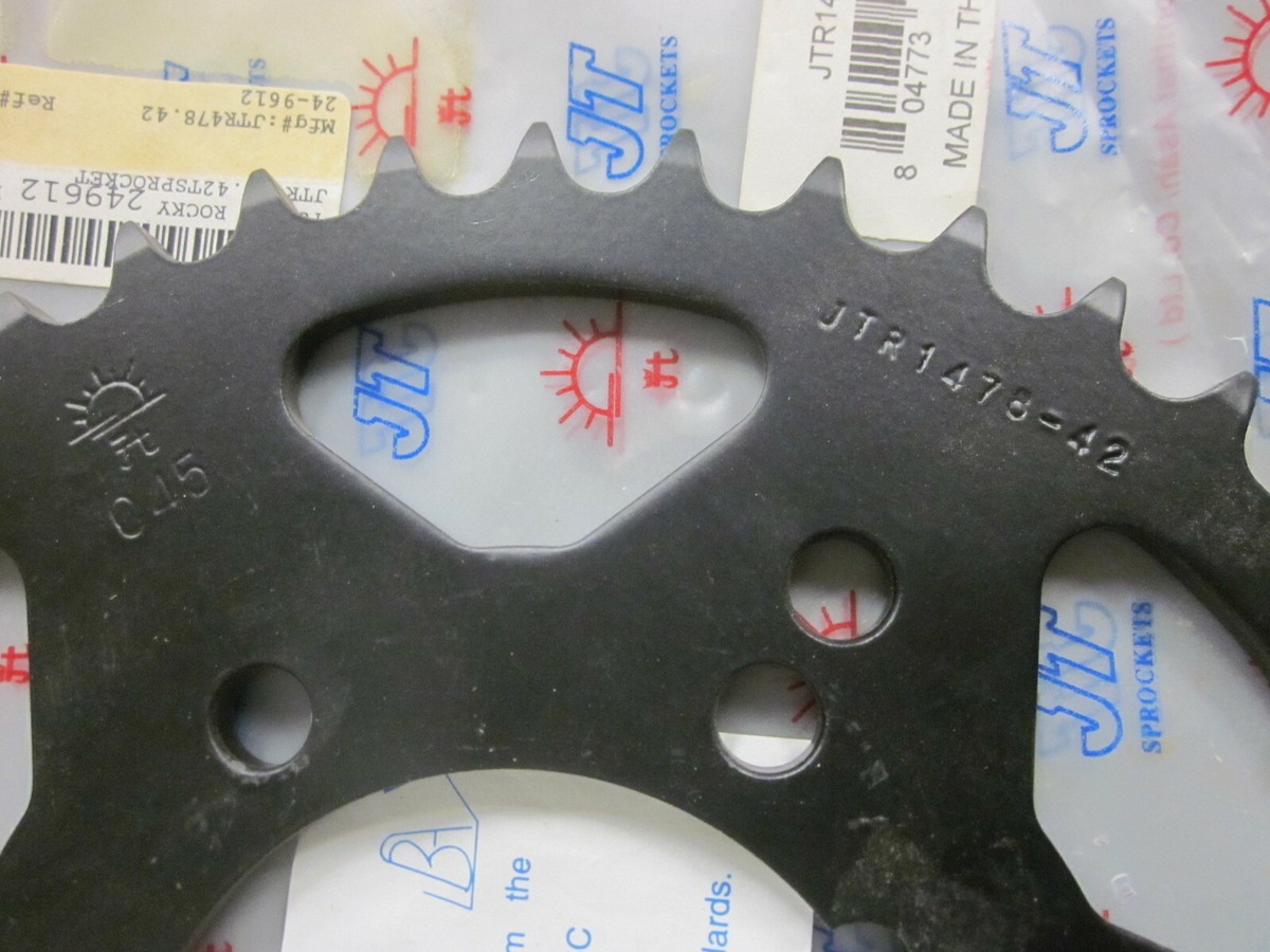 NOS JT Rear 42T Sprocket Fits: Kawasaki 1984-85 KXT250 JTR1478-42