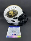 Trey Lance Signed San Francisco 49ers Lunar Eclipse Mini Helmet PSA/DNA