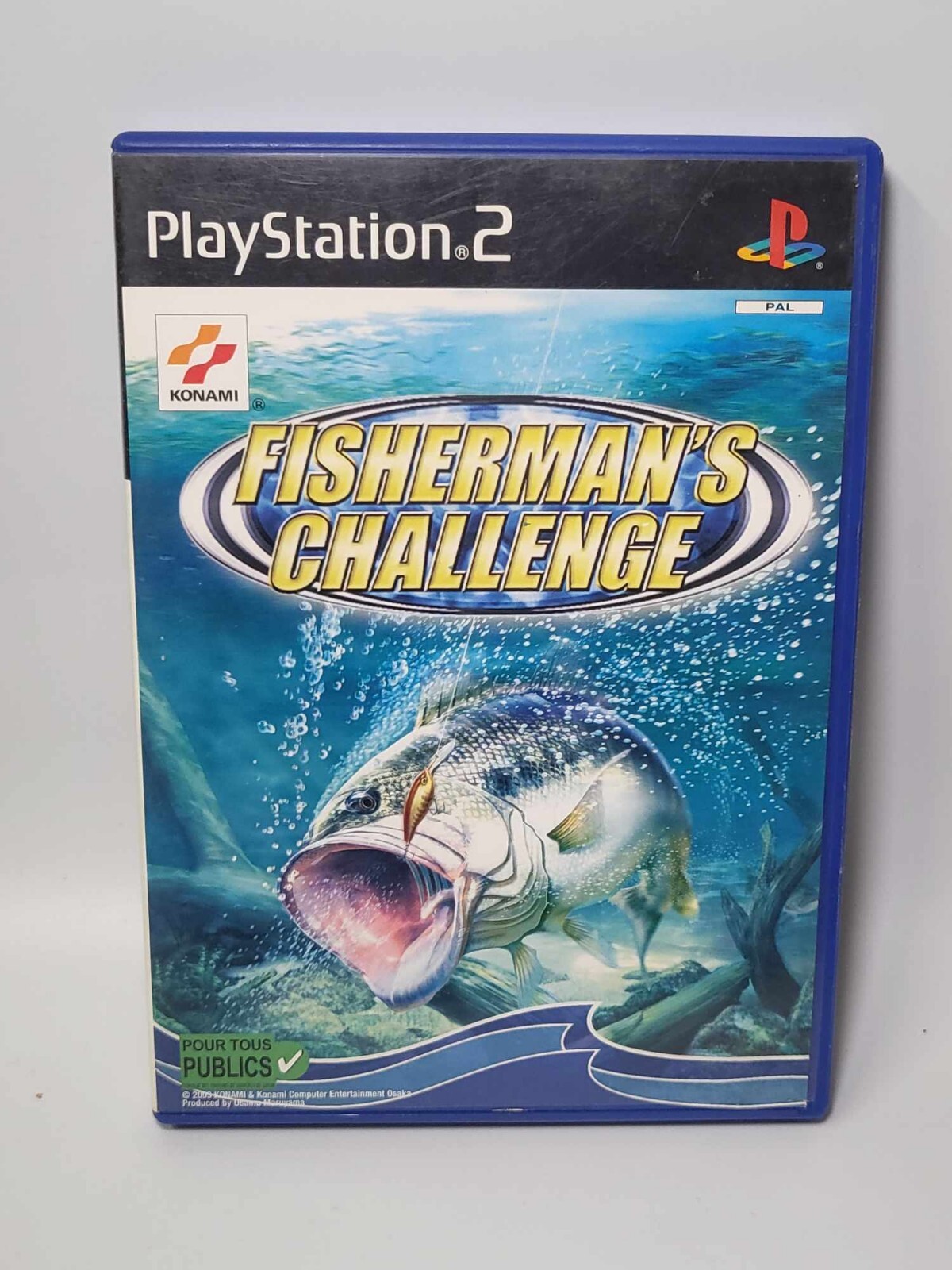 Jeu Sony PlayStation 2 Fisherman's Challenge sans notice PS2 PAL