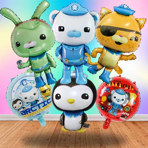 6 octonauts sea balloon party happy birthday supplies decoration theme foil idea