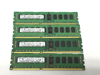 Samsung M393B5273CH0-YH9 16GB 4x 4GB PC3L-10600R DDR3 Registered ECC Server RAM