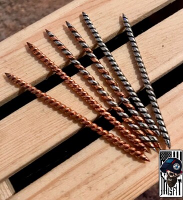 2 Texas Toothpicks. Handmade. Each One  Tig Welded  And twisted by me.  