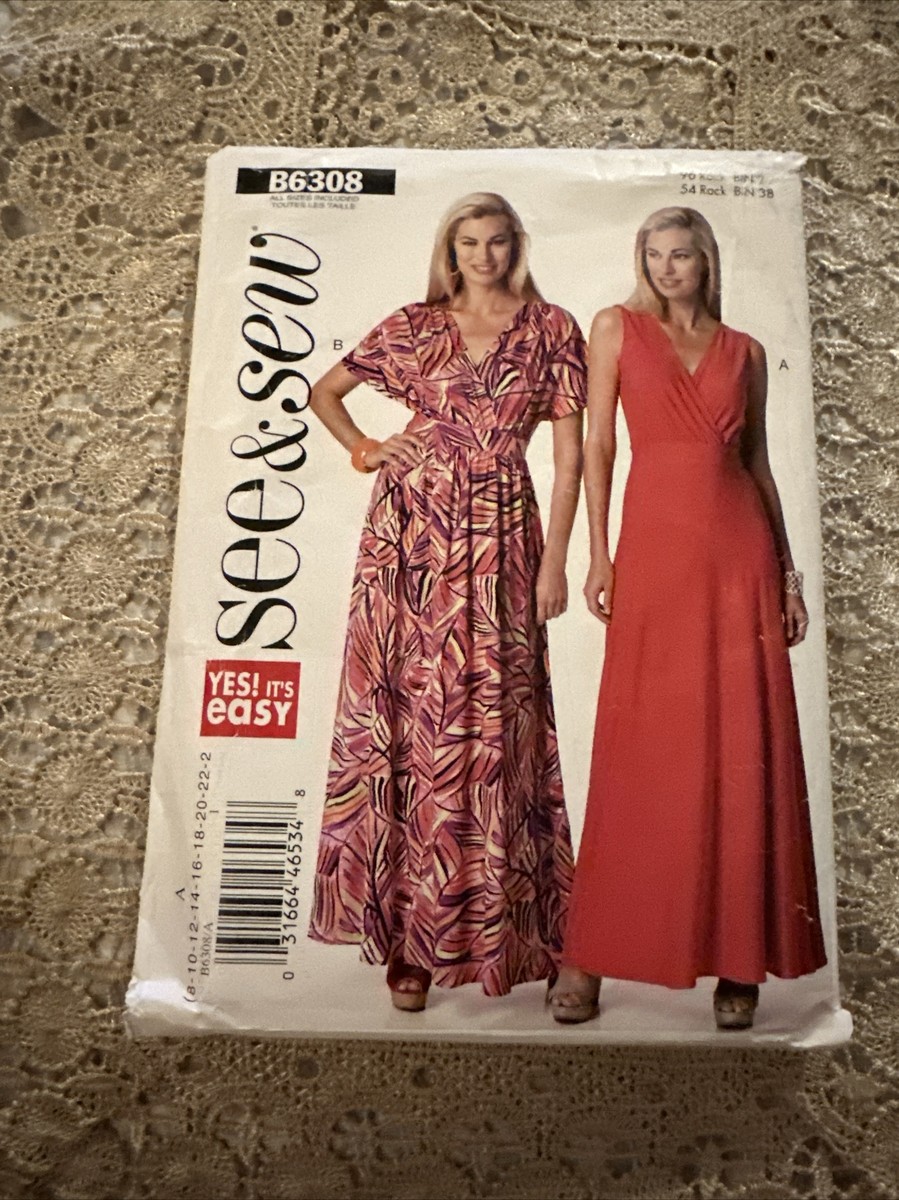tween formal dresses Aimee Bias Cut Dress PDF Sewing Pattern main image 1