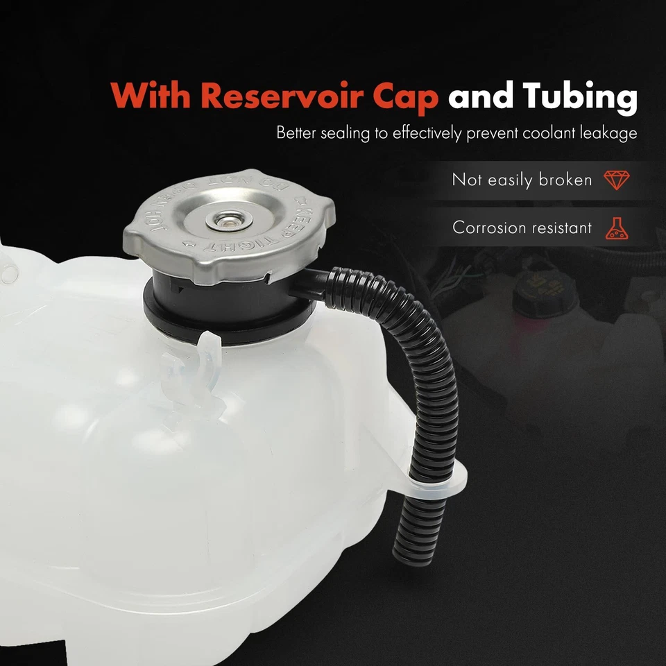 Depósito de tanque de expansión de refrigerante para Fiat 500 2012-2017 1,4 L aspiración natural Foto 3 de 4