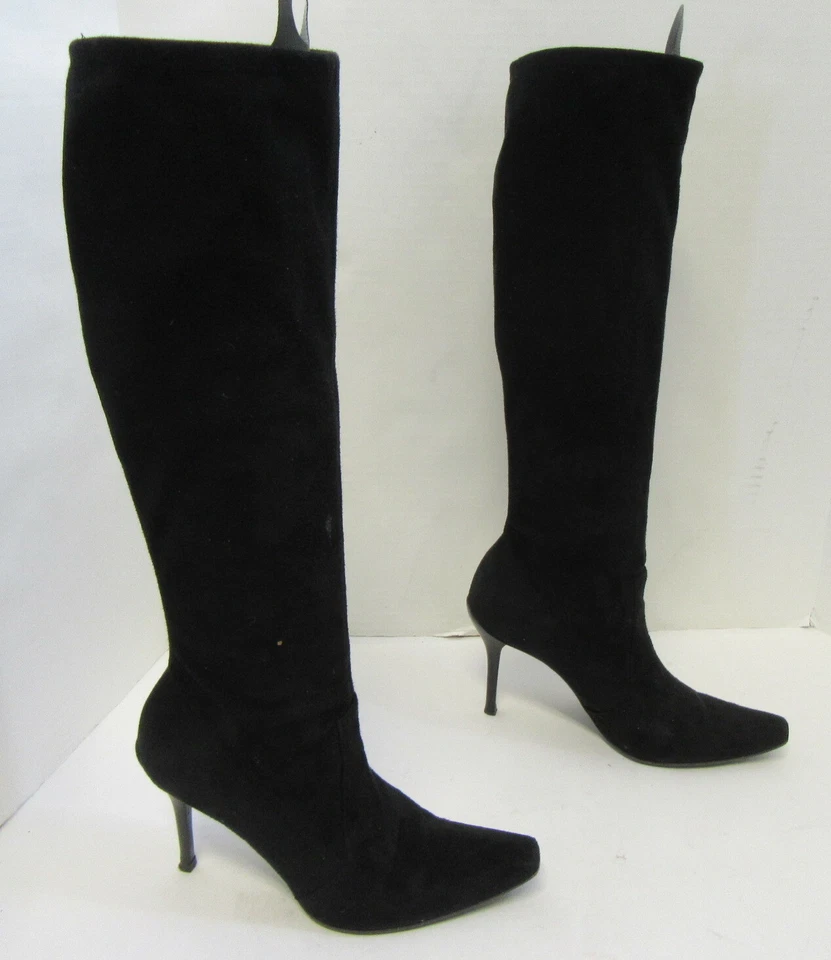 Botas CASADEI Negras Gamuza Danio Elastizadas Nero Talla 7 Foto 4 de 4