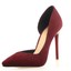 thumbnail 45 - Suede Ladies Point Toe Pumps Stiletto High Heels Work Slip On Party Women Shoes