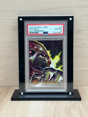 PSA Slabbed Graded Magnetic Trading Card Holder With Display Stand