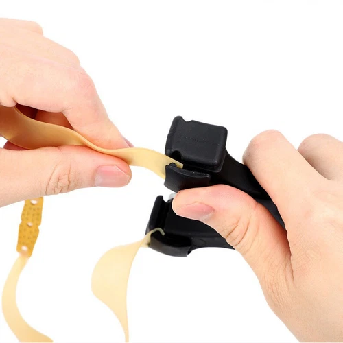New Professional Hunting Slingshot Outdoor Catapult Sling Shot & 6 Rubber Bands - Picture 11 of 14