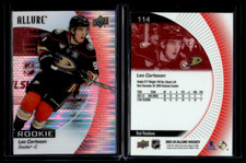 2023-24 Upper Deck Allure Red Rainbow Rookie #114 Leo Carlsson Rookie RC