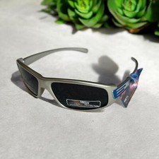 Mountain Shades Kids Jetpack Sunglasses - Ages 4-6 Silver with Blue 