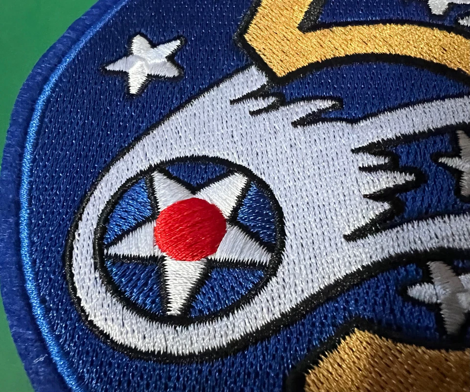 5TH ARMY AIR FORCES A-2 JACKET BREAST PATCH 5 INCH - Image 3 of 4