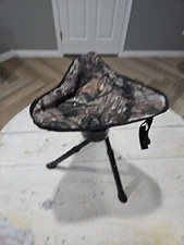 NEW BIRD & BUCK SHOOTERS 360° SWIVEL FOLDING STOOL HUNTING FISHING CAMPING