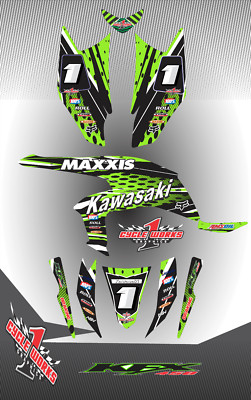Kawasaki KFX 450 R 450R 2008-2014 CUSTOM GRAPHICS KIT DECALS Draft