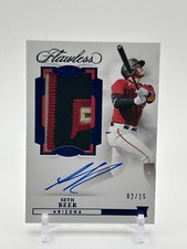 2022 Panini Flawless Seth Beer Patch Auto 02/15 #RPA-SB