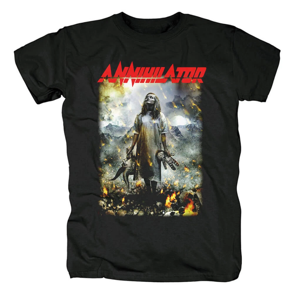 Målestok forkorte arve Annihilator T-Shirt Canada Metal Rock Band Shirts Black Fullsize | eBay