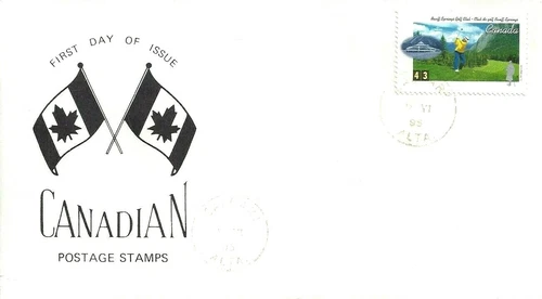 🍁Canada    #1553   "GOLF IN CANADA"    Brand New  1995 Special Event Cachet