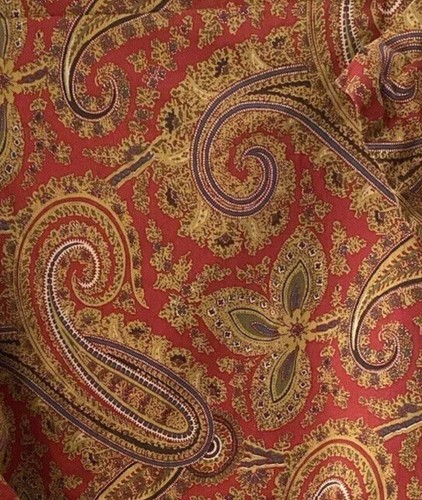 RALPH LAUREN EDMONTON PAISLEY STOFF STOFF 108" x 99" - Bild 4 von 4