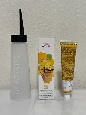 Wella Color Fresh Create Uber Gold 2 oz  Hair Color Semi Permanent Dye