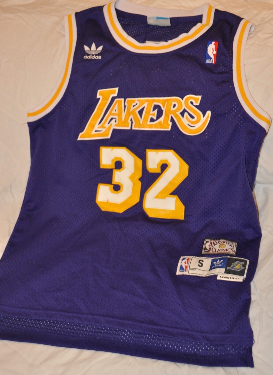 Magic Johnson jersey men's small VINTAGE ADIDAS HARDWOOD