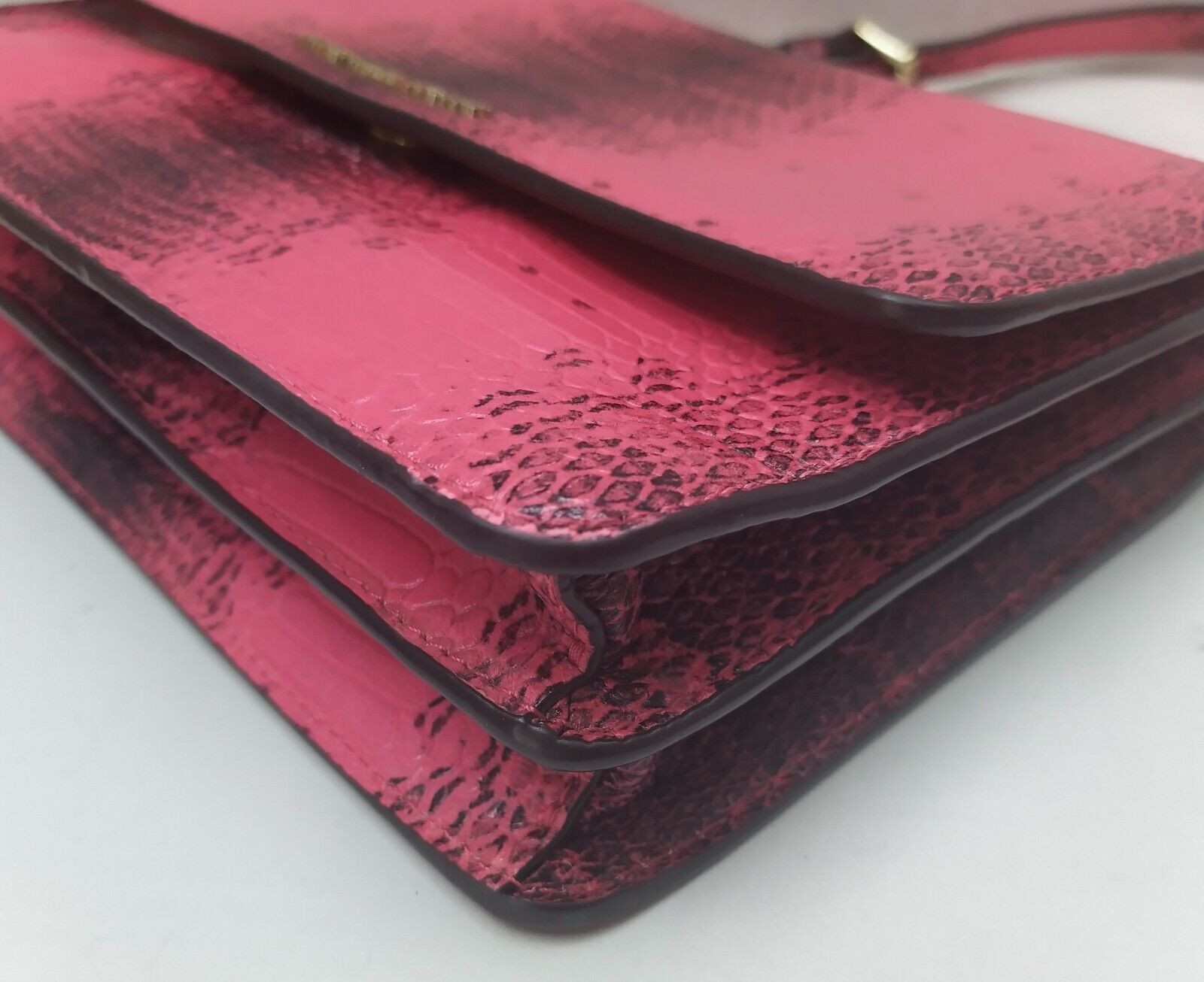 Michael Kors Pink Leather Python Printed Chain St… - image 15