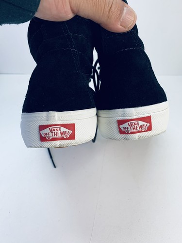 VANS scotchgard suede High Top Skate Shoes Sneakers Men's Size 8 Black - Picture 9 of 11