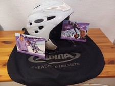 Damski kask narciarski Alpina z autografem Martina Schmitta 