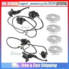 Front Rear Hydraulic Twin Brake Caliper Rator For DIY Go Kart ATV Quad Buggy