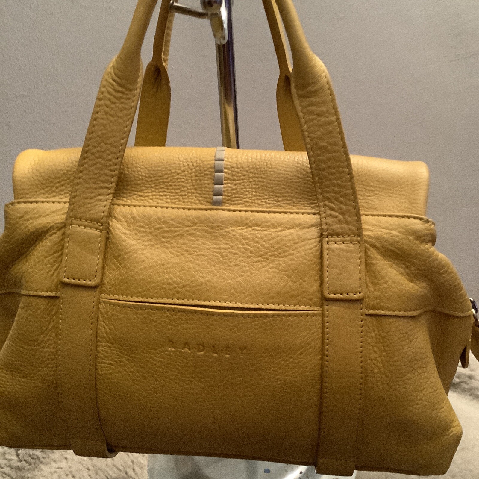 Radley Ochre/gold /mustard Coloured Leather Bag eBay