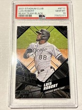 Luis Robert 2021 Topps Stadium Club Beam Team Black  /99 Sp PSA 10 Chicago Sox