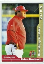 2015 Harrisburg Senators (Double-A Washington Nationals) Brian Daubach