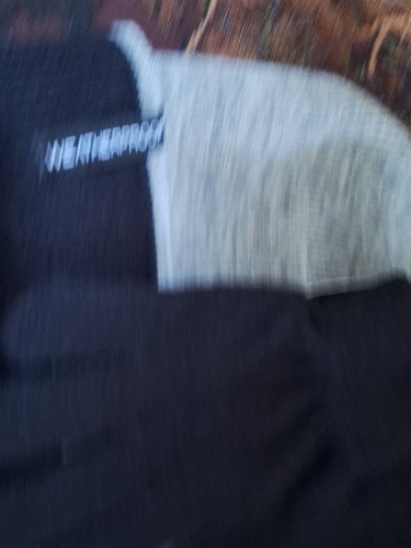 Knit Winter Beanie And Gloves Set Gray Black One Size NWT Toboggan Hat - 第 6/6 張圖片