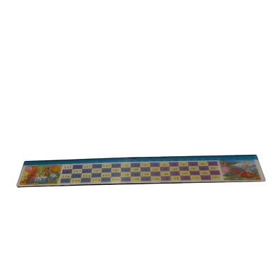Vintage 3D Holographic Ruler Multiplication Facts Checkered School Supplies