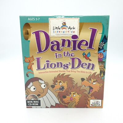 Daniel in the Lion s Den Little Ark Interactive Big Box PC Game Brand New Sealed