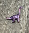Vintage Red Blue Brachiosaurus Dinosaur Toy Figure Figurine 3”