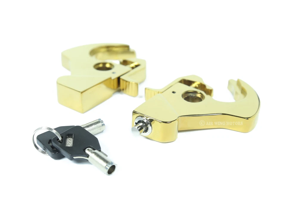 Kit de trava de bloqueio para bagageiros Harley Davidson Sissy Bar encosto vertical - Imagem 2 de 4