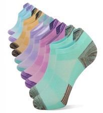 Womens 10 Pairs Athletic Running Low Cut Socks Thin Cotton Soft Ankle Tab Soc...