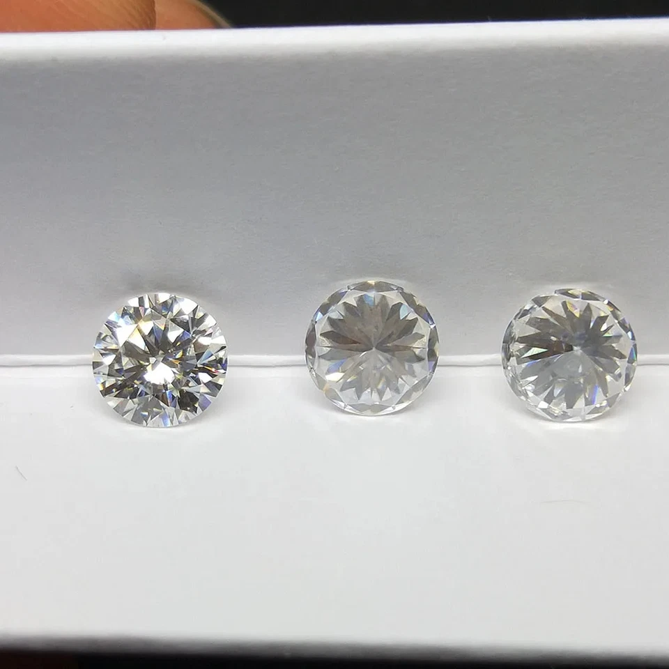 5ct Excellent D Color 11mm Round Cut Loose Moissanite VVS1 GRA Wholesale Price - Image 2 of 4